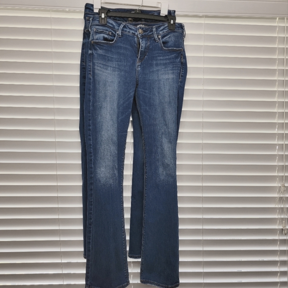Silver Avery Slim Boot Jeans